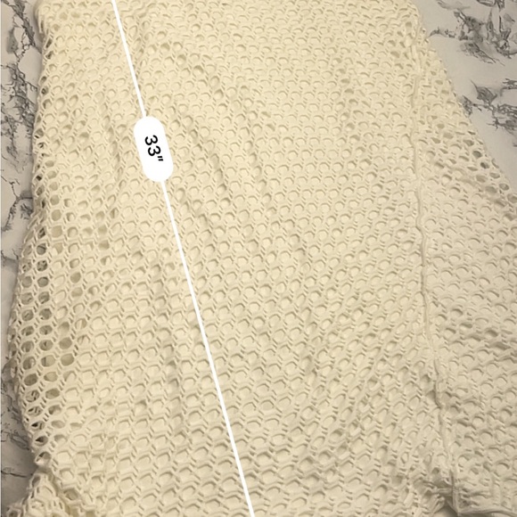 White Sleeveless Scoop Neck Mini Sundress Size Small - Picture 12 of 13